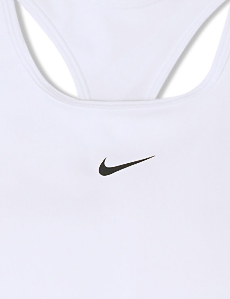 Buy Nike Women's Dri-FIT Swoosh Sports Bra White in KSA -SSS